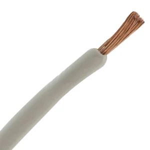 Clynder BS6231 1.0mm² White Tri-Rated Cable 1-Core Panel Wire