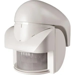 Newlec PIR Movement Sensor Outdoor 140° 100W LED IP44 White