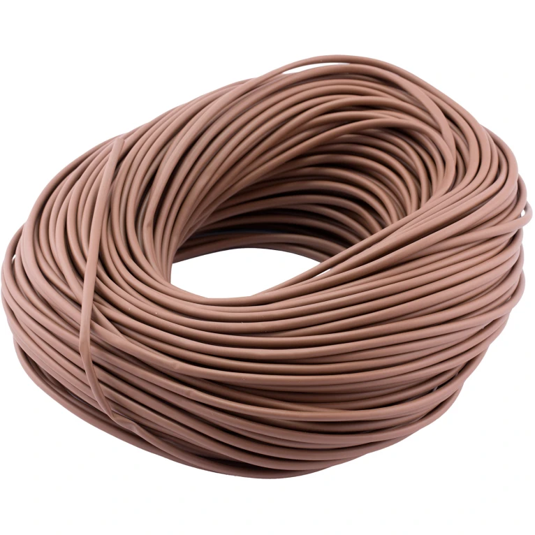 SWA Sleeving Over 5mmx100M Brown PVC Hank (Bag)