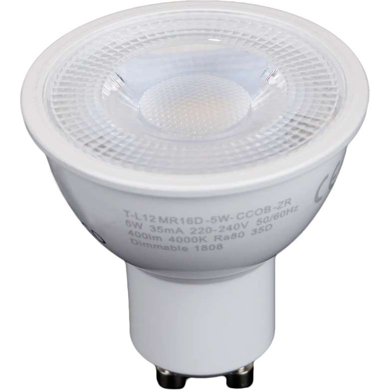 Robus DELPHI 5W LED GU10 LAMP,IP20,3000K DIMMABLE - Image 2