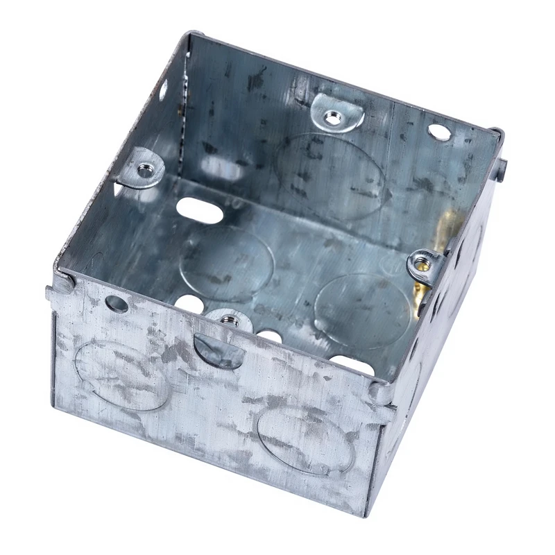 Newlec Mounting Box Flush 1 Gang 25mm Depth Galvanised - Image 3