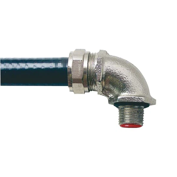 Adaptaflex Connector Type C90 Straight Male IP66/67/68 M20 Brass Nickel Plated - Image 2