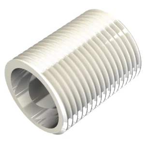 Newlec Nipple Threaded 20mm Bright Zinc Plated