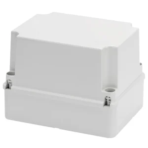 Gewiss Junction Box Smooth Walls Deep Screwed Lid 190X140X140mm Grey Ral