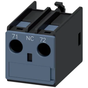 Siemens Auxiliary Switch 1 NC, Current Path: 1 NC, Connection From Above