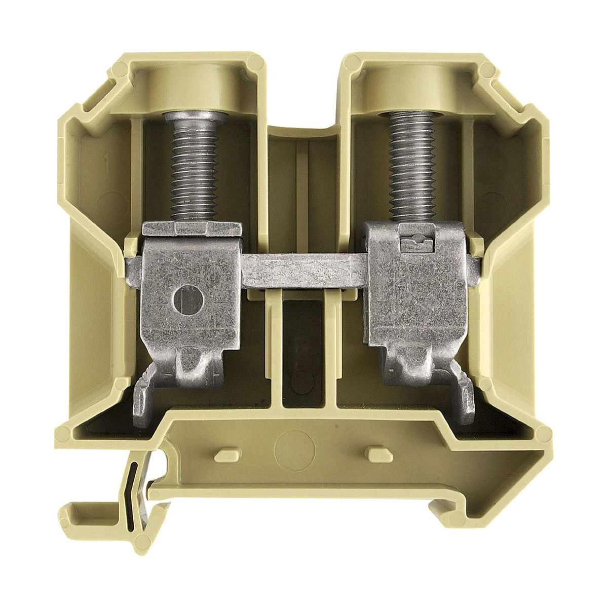 Weidmuller Terminal Sak 35N/35 Screw Connection 58 x 16 x 60mm Beige - Image 2
