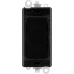 Click Scolmore Black Frame 20A Black Flex Outlet Module