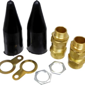 Newlec Armoured Cable Gland Pack Outdoor CW25 C/W Locknut, Earth Tag + PVC Shroud (KIT2)