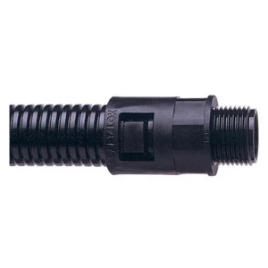 Adaptaflex Connect Typea Male Locknut IP66 M50 Nylon Black Conduit IP66