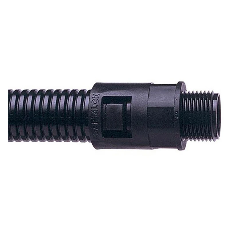 Adaptaflex Connect Typea Male Locknut IP66 M50 Nylon Black Conduit IP66 - Image 2