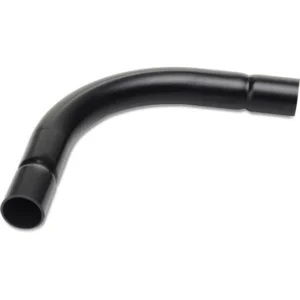 Newlec 20mm PVC Conduit Bend Pre-ForMedium 90° Radius Black C/W Couplers