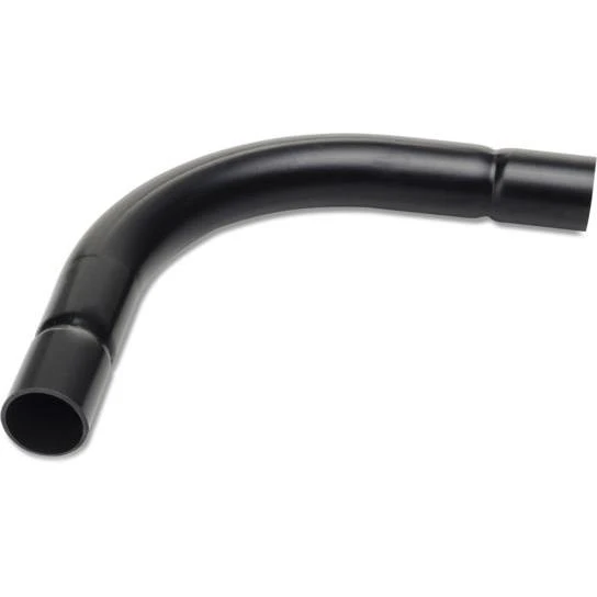 Newlec 20mm PVC Conduit Bend Pre-ForMedium 90° Radius Black C/W Couplers - Image 2