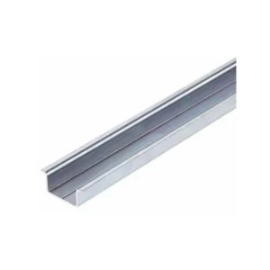 Weidmuller Steel Galvanised Chrome-Plated Slotted Mounting Rail 2m x 35 x 35 x 7.5mm Silver