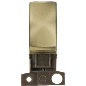 Click Scolmore Switch Ingot 2 Way Retractive Module 10A Antique Brass