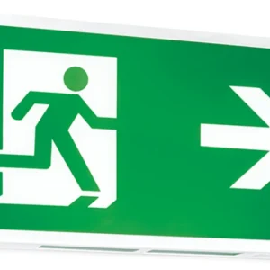 JCC a Leviton Company Exit Box Bulkhead Left/Right Legend Aluminium