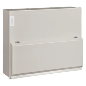 Hager Enclosure 12 Module Din Rail White Steel