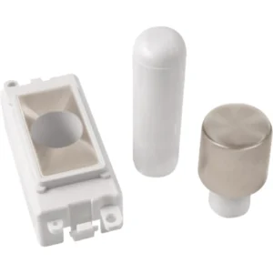 Click Scolmore Brushed Stainless 1 Module Dimmer Mounting Kit