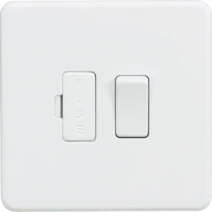 Knightsbridge MLA Screwless 13A Switched Fused Spur Unit - Matt White