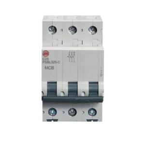 Wylex 25A Three pole MCB C curve 10kA