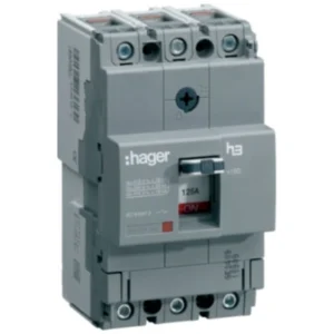 Hager MCCB TP 25A 25Ka Adj Thermal Fixed Magnetic