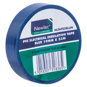 Newlec Blue PVC Insulation Tape Flame Retardant 19mm x 33m