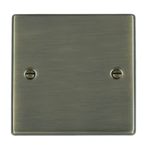 Hamilton Plate Blank Single 88X88mm Antique Brass