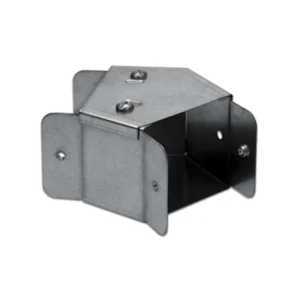 Armorduct Bend 45° Top Lid Gusset 100X100mm Pre-Galvanised