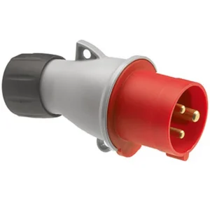 MK Electric Plug 3P+N+E IP44 16A 415V Red
