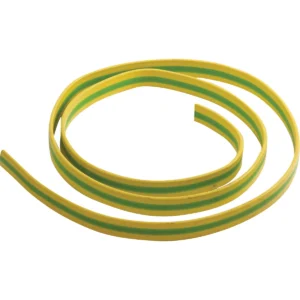 Newlec Earth Tape Conductor BS1432 25 x 3mm PVC Covered Copper Green/Yellow [Pack=25]