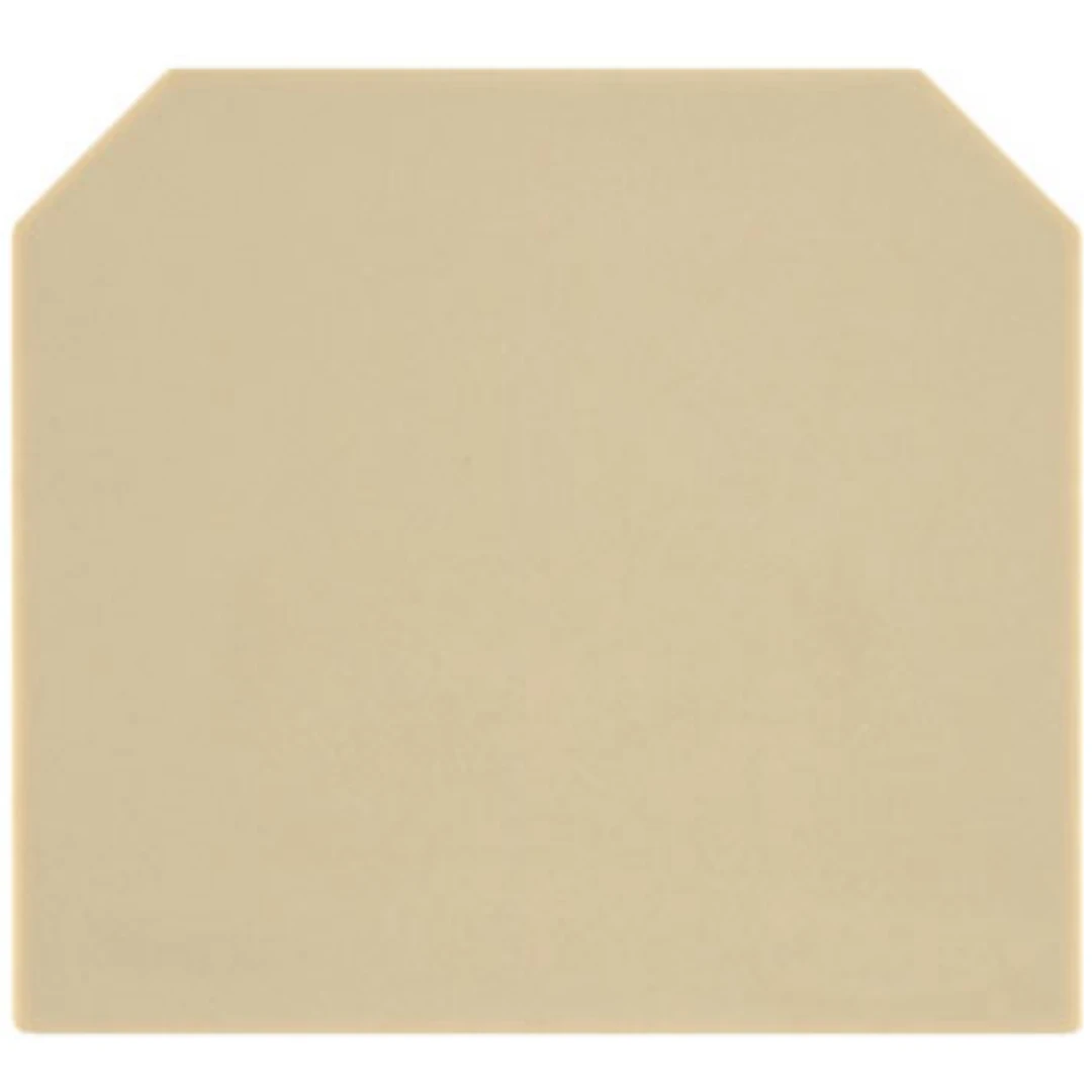 Weidmuller End Plate Polyamide 66 1g 1.5x24.5x27mm Beige
