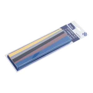 Newlec Heatshrink Sleeving Multi Colour Pack 25.4mm Dia 2:1 Ratio Black, Blue, Grey, Brown Green/Yellow