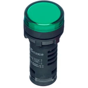 Europa Pilot Light LED IP65 110V 22.5mm Green Plastic