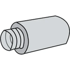 Manrose Insulated Round Hose L10000mm 127mm