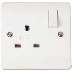 Click Scolmore Socket Switched 1 Gang 13A Non Standard