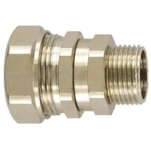 Flexicon Connector Type C-S External Thread IP65 M25 Brass Nickel Plated
