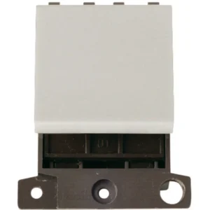 Click Scolmore Click White 32A Double Pole Switch Module
