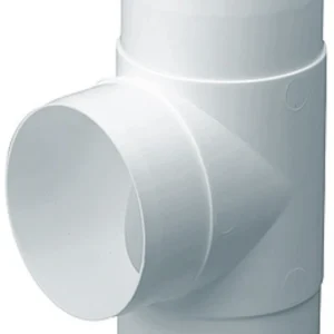 National Ventilation 125mm Tee Piece Equal Easipipe