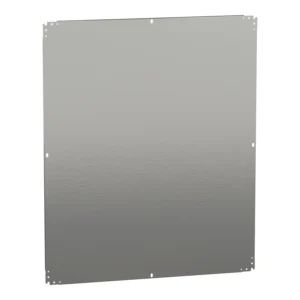 Schneider Electric Plain Mounting Plate H1200 x W1000mm Galvanised Sheet Steel Reversible Dimension