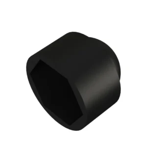 Metpro M8 Hexagon Nut Cover Cap Black