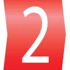 Easi-Lok 200 of Number 2 Colour Coded Easi-Lok Cable Markers - Loose Refill Packs