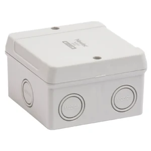 Newlec Junction Box 5 Pole 4.0mm Terminals 98 x 98 x 58mm IP65 Grey