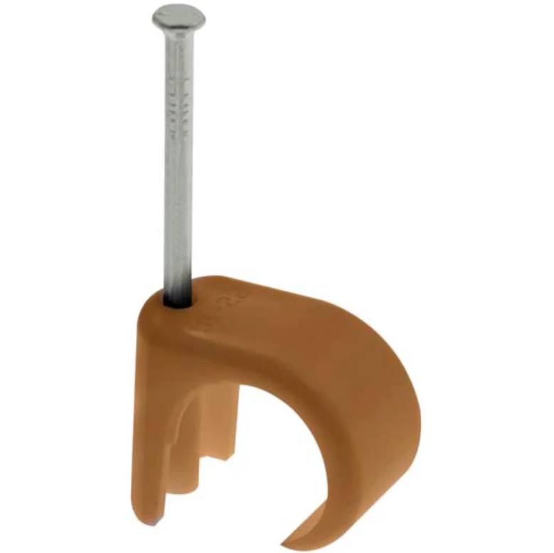 Unicrimp Brown 7 - 10mm (Round Cable) Cable Clips - Image 2