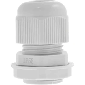 Unicrimp Cable Gland 20mm White Nylon Pack Of 10