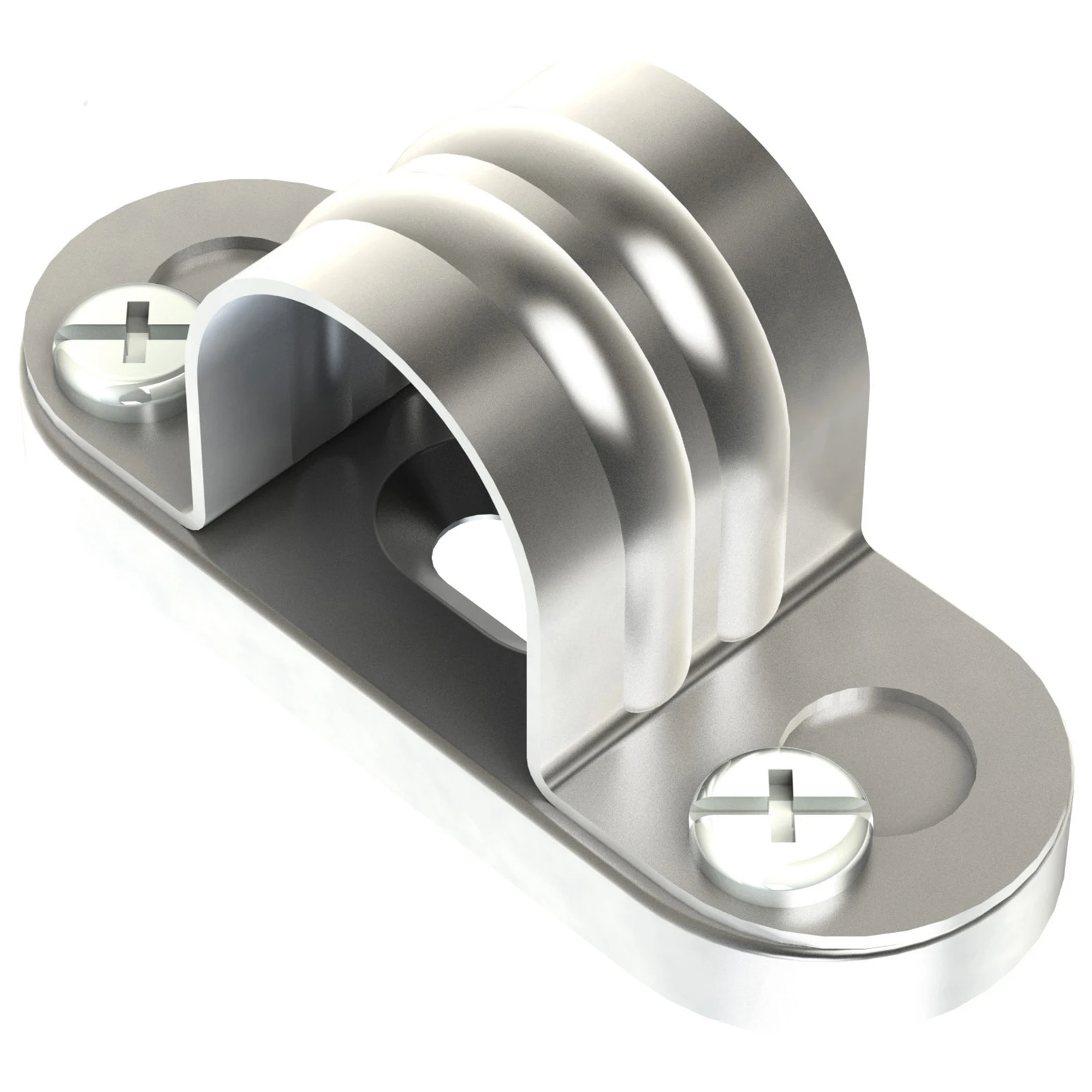 Newlec 20mm Steel Conduit Spacer Bar Saddle Galvanised Steel - Image 2