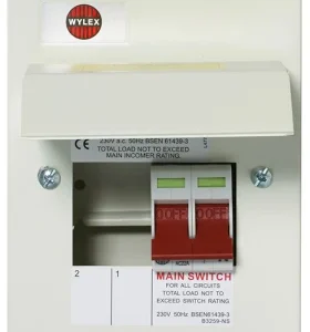 Wylex 2 Way Consumer Unit Main Switch 40A