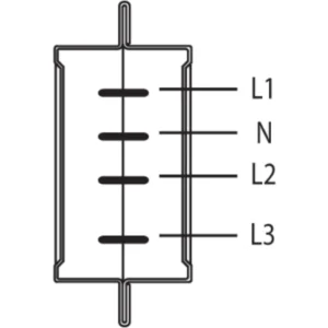 Legrand Trunking Ms BBAR Double Sided 2+2 160A 2M Galvanised Steel Tap-Off Outlets