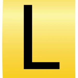 Cablecraft Letter L Black on Yellow K-Type Cable Markers 4.2-7.0mm Dia - Loose Refill Pack of 100