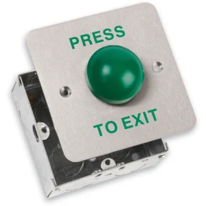 Newlec Button Dome Push Exit 1 Gang