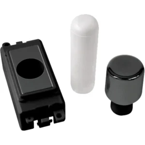 Click Scolmore Black Nickel 1 Module Dimmer Mounting Kit