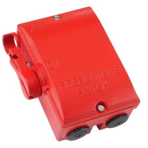 Europa Switch Firefighter Triple Pole IP65 40A Metal